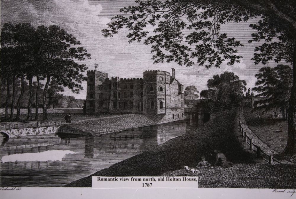 Print of Holton House 1787